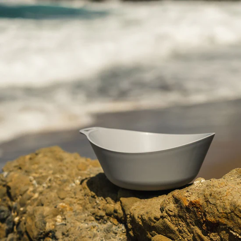 Lifeventure Ellipse Bowl in Light Grey-2