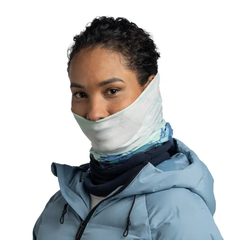 Buff Polar Neck Tube in Dryen Blue -3