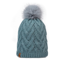 Buff Caryn Knitted Fleece Beanie in Blue Glass