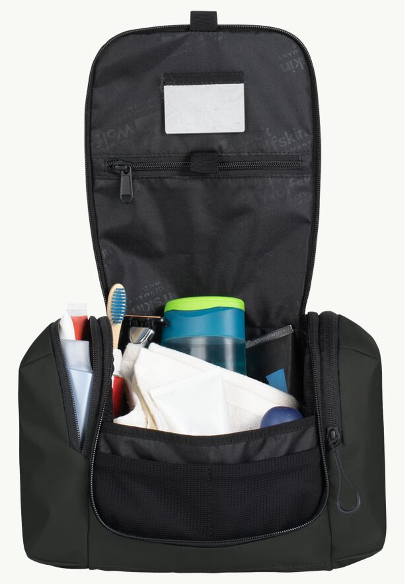 Jack Wolfskin Wandermood Wash Bag in Granite Black-4