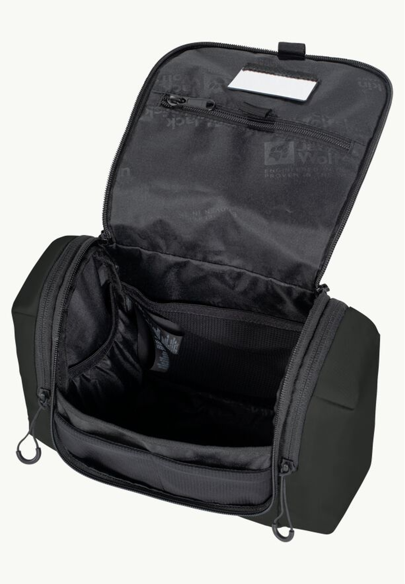 Jack Wolfskin Wandermood Wash Bag in Granite Black-5