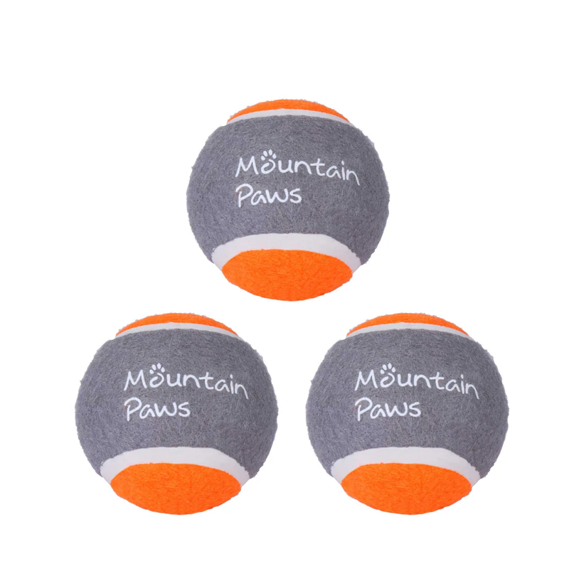 Mountain Paws Dog Tennis Balls 3 Pack