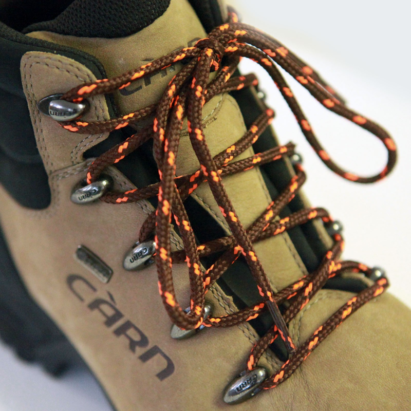 Shoe String 150cm Shoe Laces in Brown/Orange-1