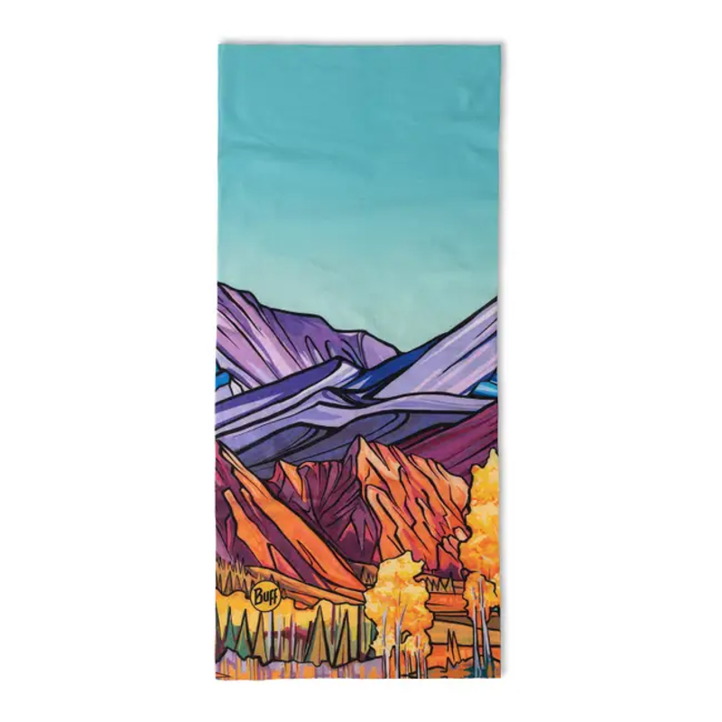 Buff Coolnet UV Neck Tube in National Parks Rocky Mountain-1