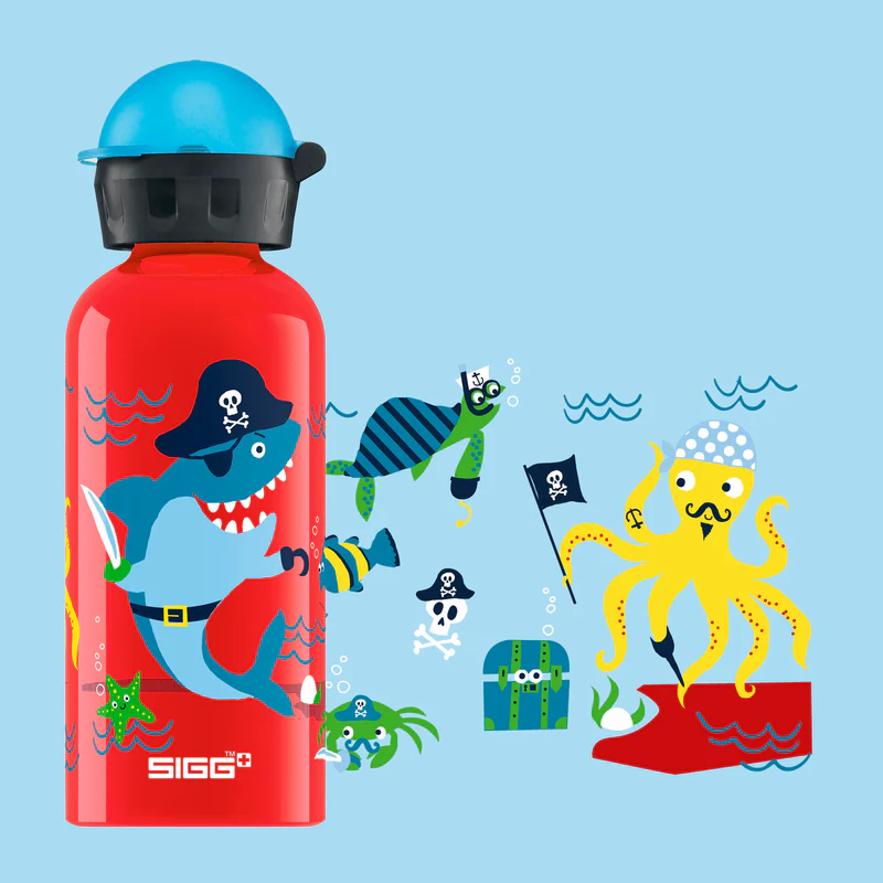 Sigg Kids KBT bottle 0.4L in Underwater Pirates-1