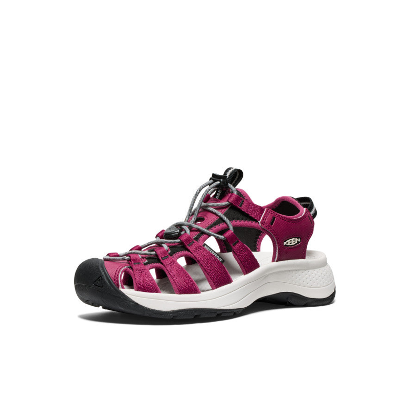 Keen Astoria West Sandal Womens in Beaujolais/Star White-2