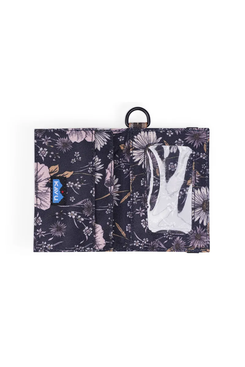 Kavu Billings Wallet in Quiet Wildflowers-2