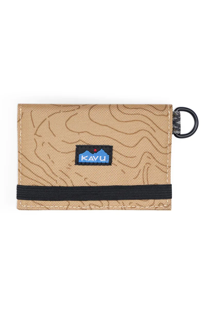 Kavu Billings Wallet in Terrain Topo