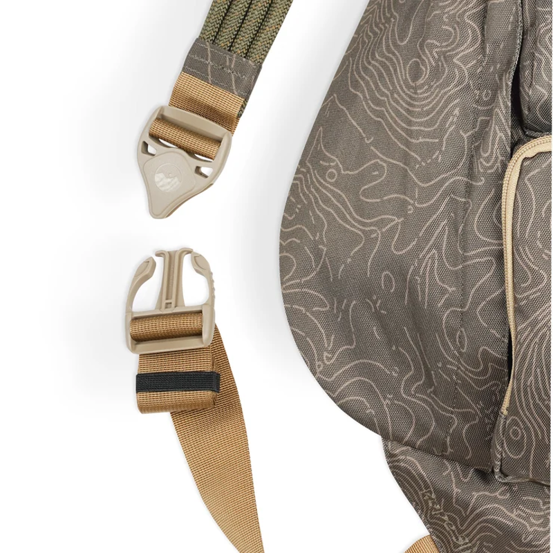 Kavu Rope Sling Bag in Olive Topo-2
