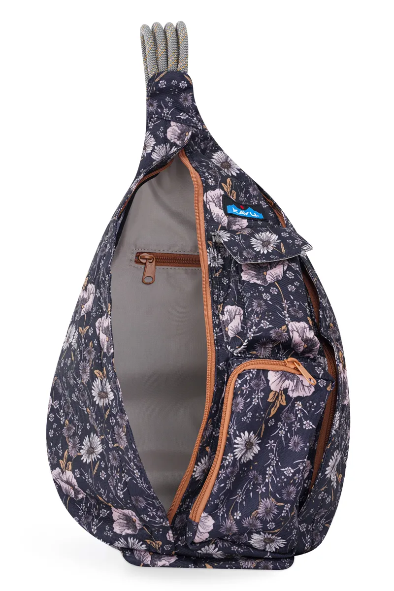 Kavu Rope Sling Bag in Quiet Wildflowers-1