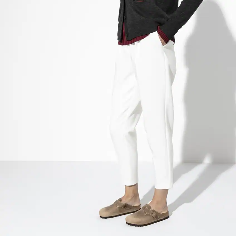 Birkenstock Boston Clogs in Natural Leather Oiled Tabacco Brown-1