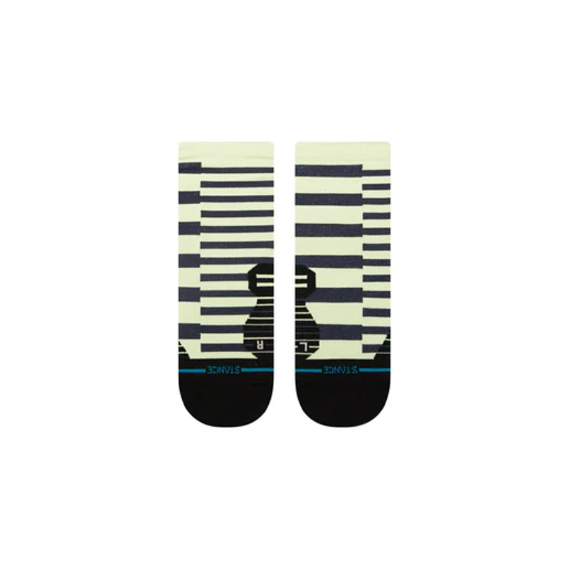 Stance Staggered Ultralight Quarter Sock in Black-1