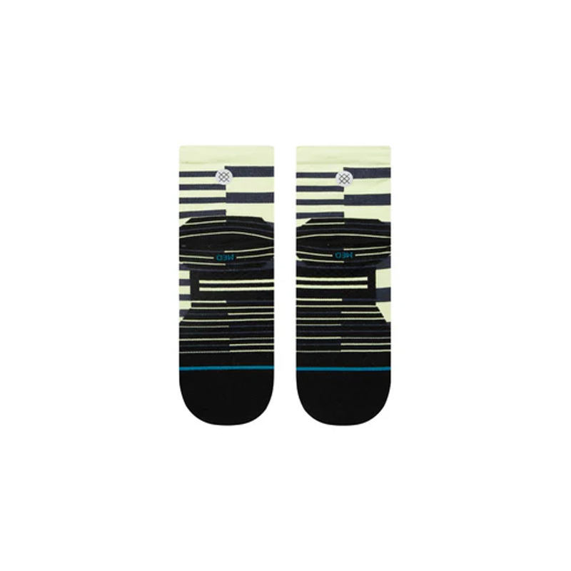 Stance Staggered Ultralight Quarter Sock in Black-2