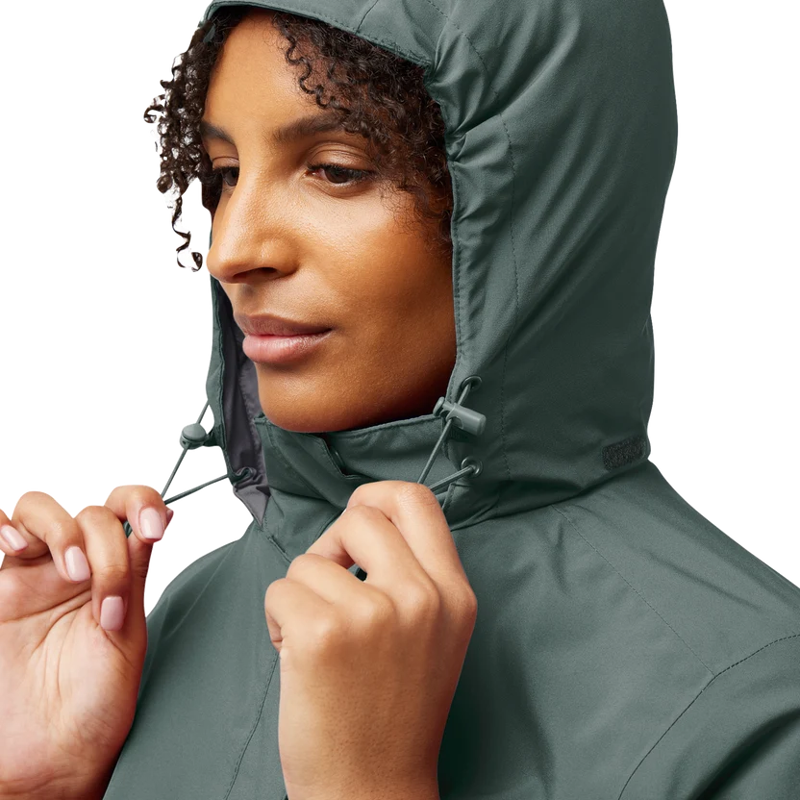 Jack Wolfskin Rotwand 3in 1 Jacket Womens in Sago Palm-5