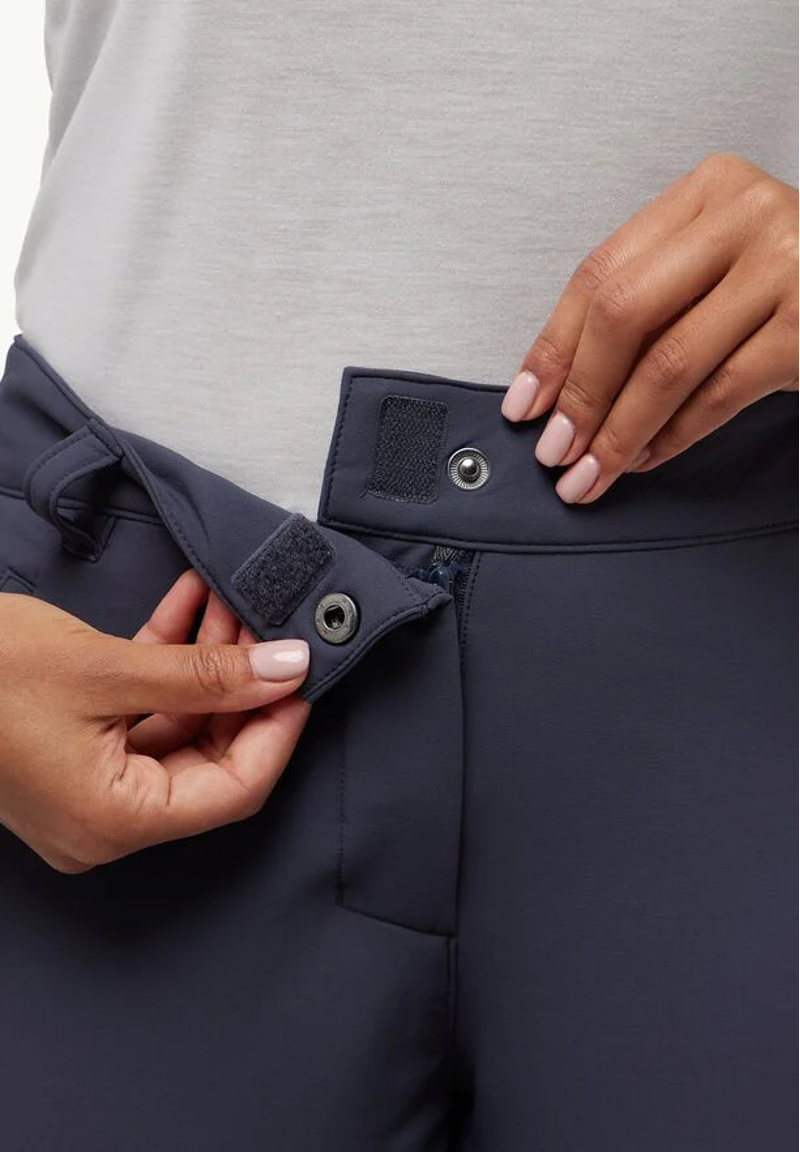 Jack Wolfskin Activate Thermic Pants Womens in Graphite-4