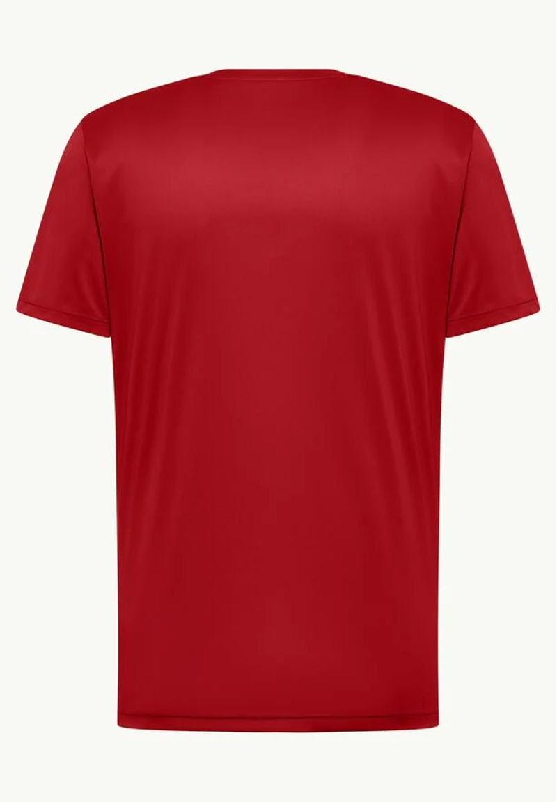Jack Wolfskin Tech T Mens in Adrenaline Red-6