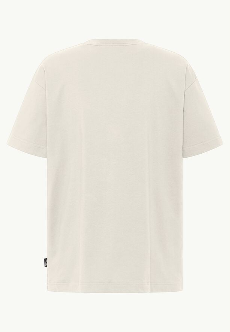 Jack Wolfskin Freeroamer Tent T-shirt Mens in Cotton White-6