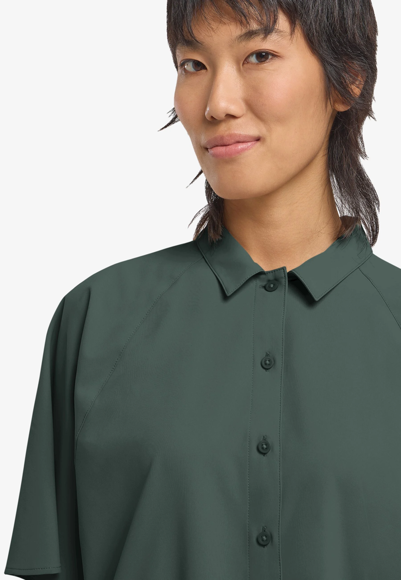 Jack Wolfskin Sierra Quest SS Shirt Womens in Sago Palm -3