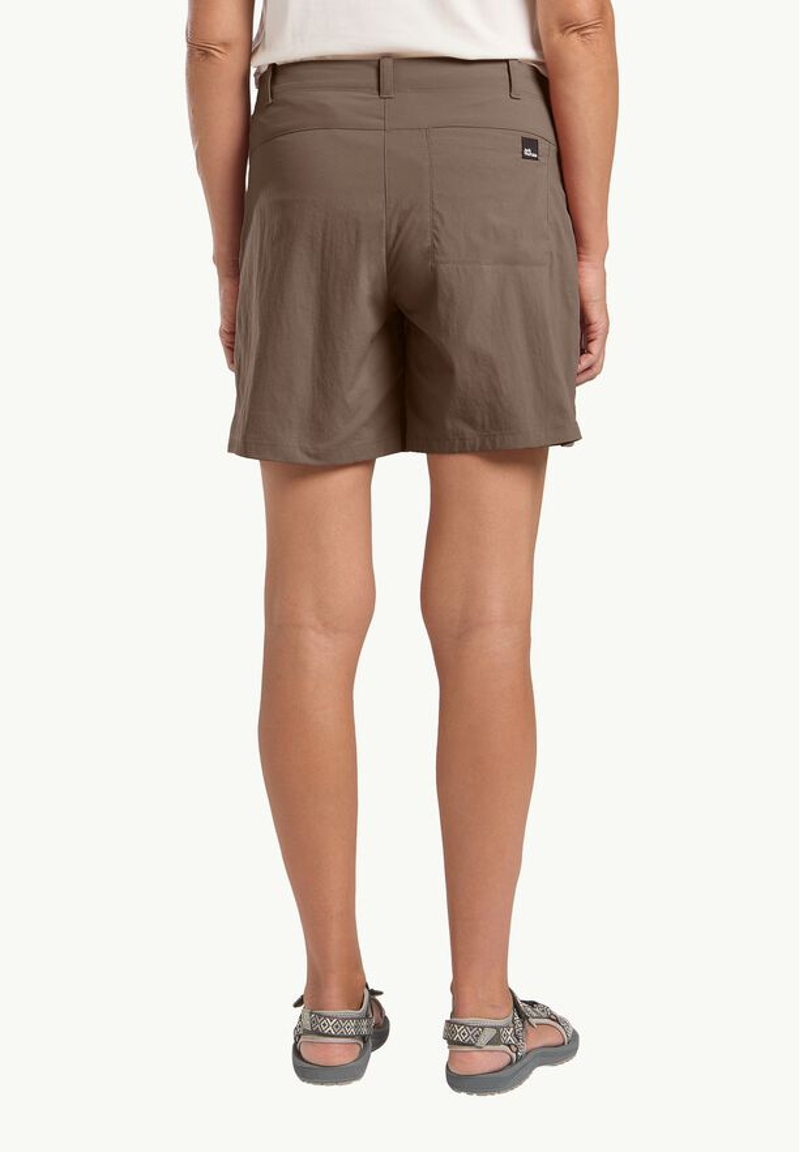 Jack Wolfskin Desert Shorts Womens in Cold Coffee-1