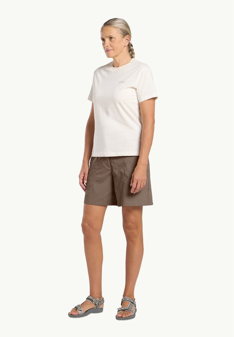 Jack Wolfskin Desert Shorts Womens in Cold Coffee-2