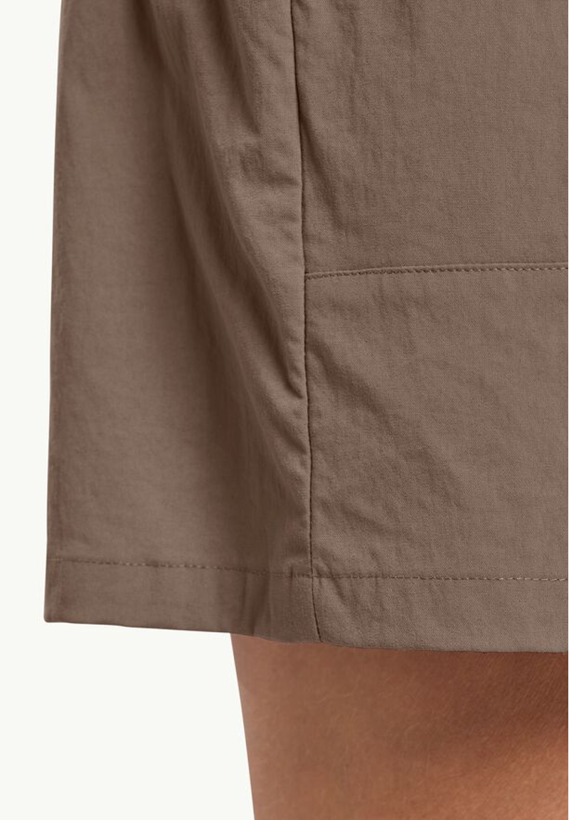 Jack Wolfskin Desert Shorts Womens in Cold Coffee-5