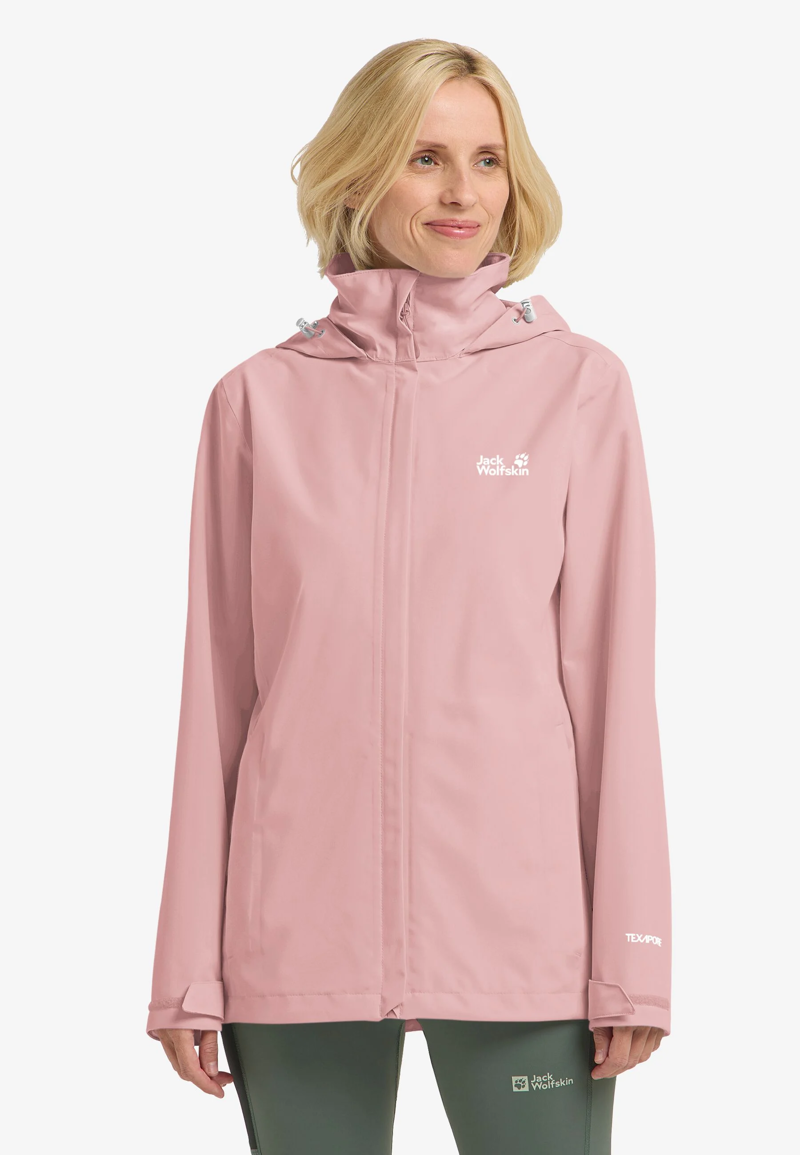 Jack Wolfskin Trailtime 2L Jacket Womens in Rosegarden