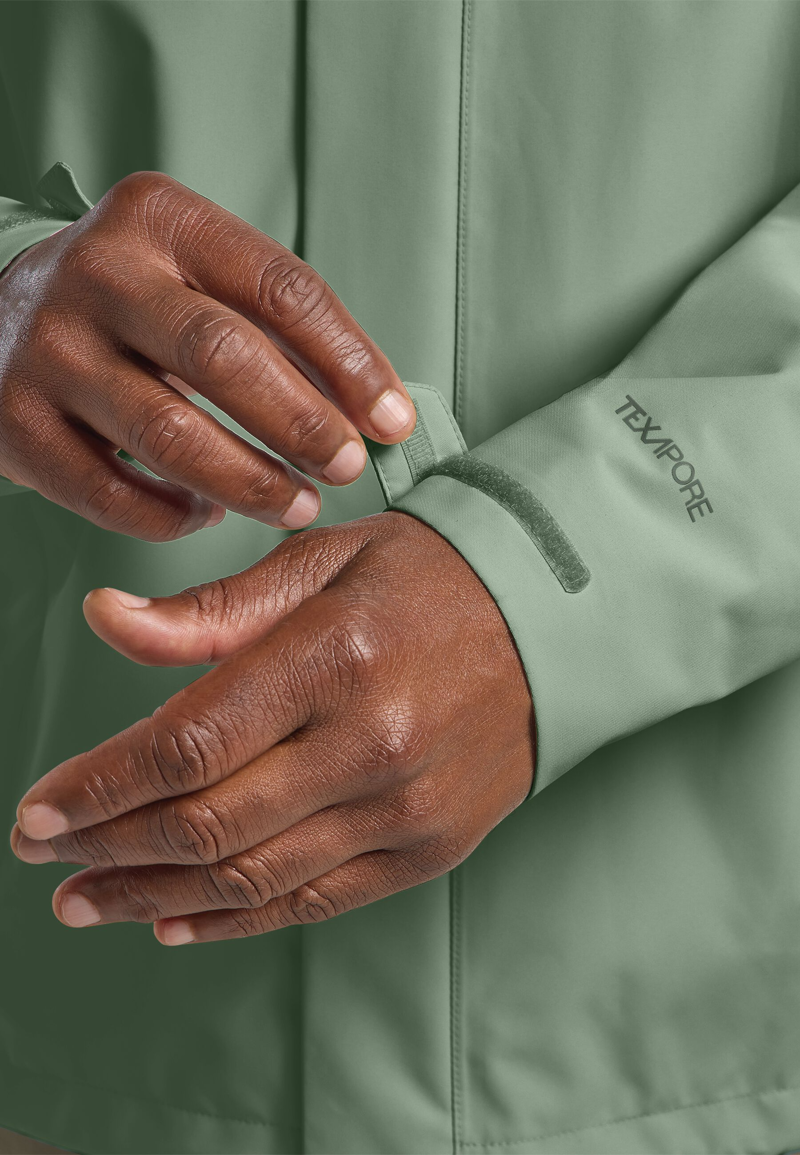Jack Wolfskin Trailtime 2L Waterproof Jacket Mens in Eucalyptus-5