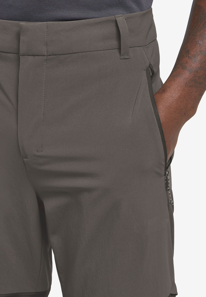 Jack Wolfskin Hikeout Zip Away Trousers Mens in Flint -5