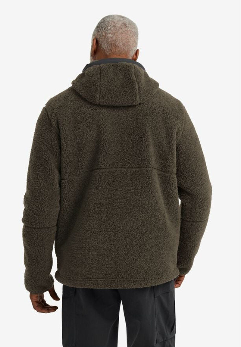 Jack Wolfskin Stone Lite  FleeceJacket Mens in Obsidian Moss-1