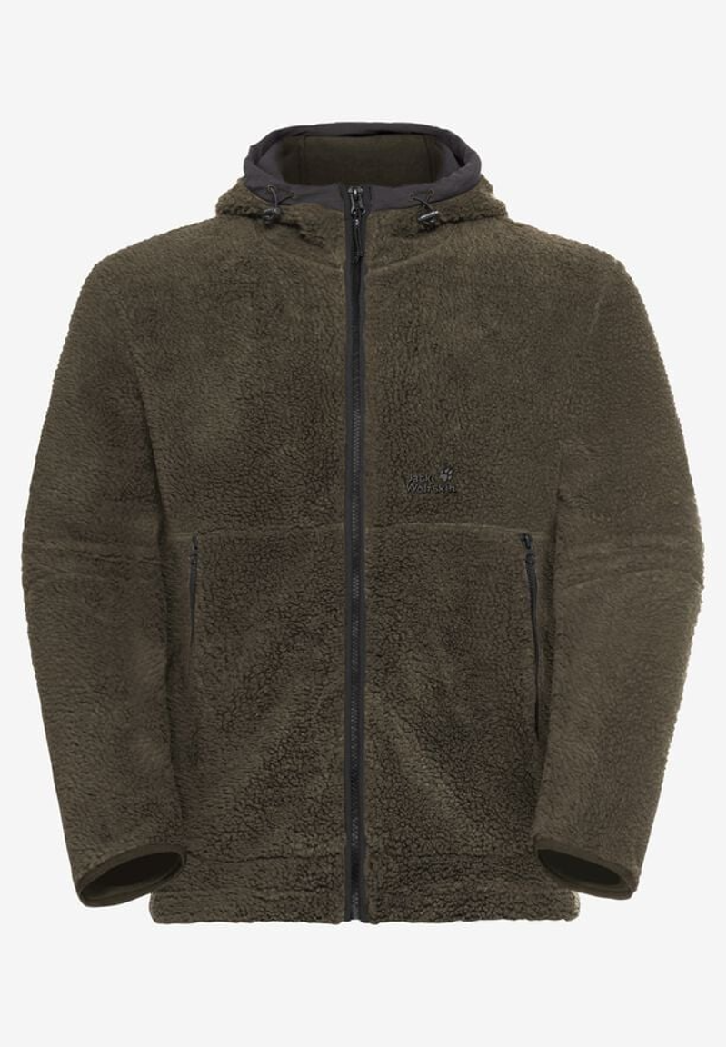 Jack Wolfskin Stone Lite  FleeceJacket Mens in Obsidian Moss-6