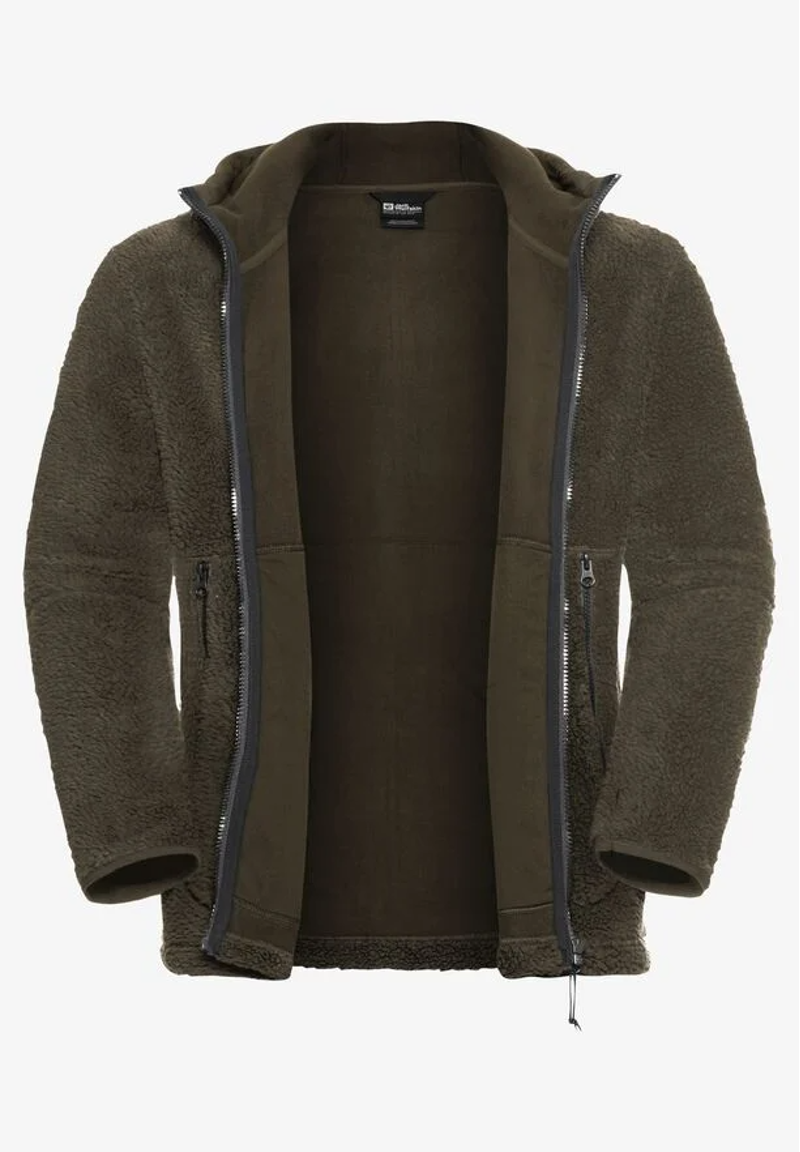 Jack Wolfskin Stone Lite  FleeceJacket Mens in Obsidian Moss-7