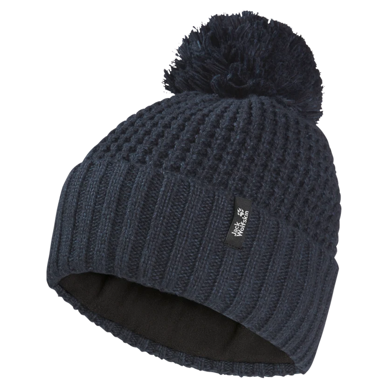 Jack Wolfskin Medley Knit Beanie in Dark Navy 