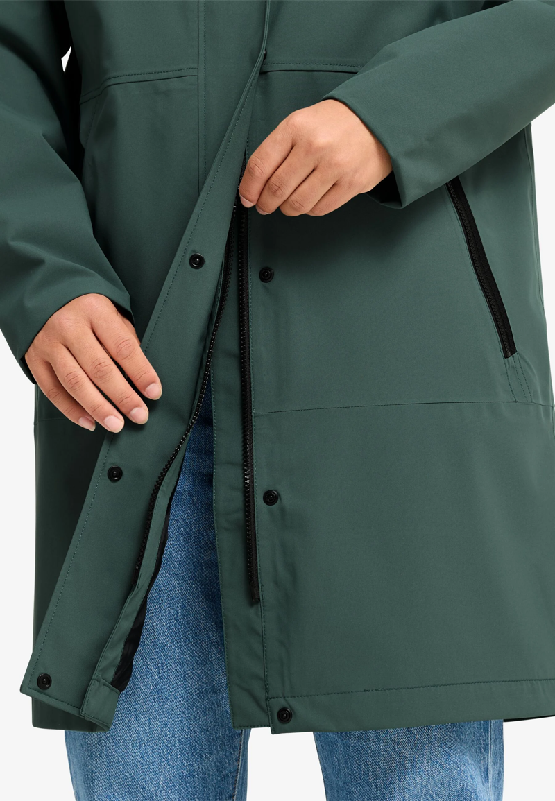 Jack Wolfskin Onera 2L Coat Womens in Sago Palm-3