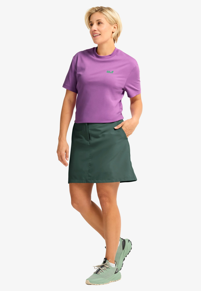 Jack Wolfskin Waimea Skort Womens in Sago Palm -2