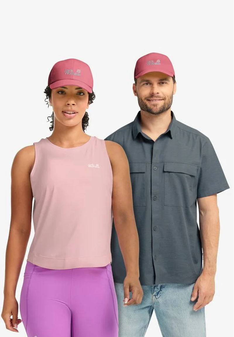 Jack Wolfskin Baseball Cap in Evening Rose-2