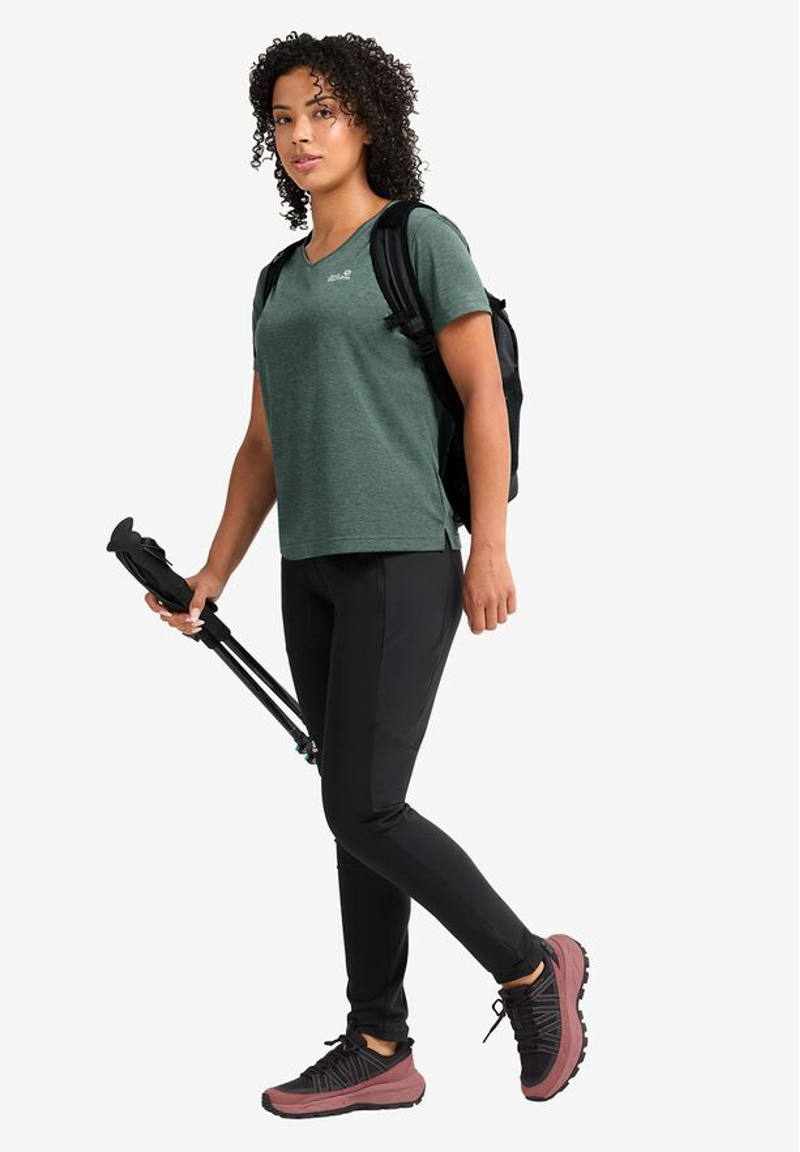 Jack Wolfskin Wildtrail T Womesn in Sago Palm-2