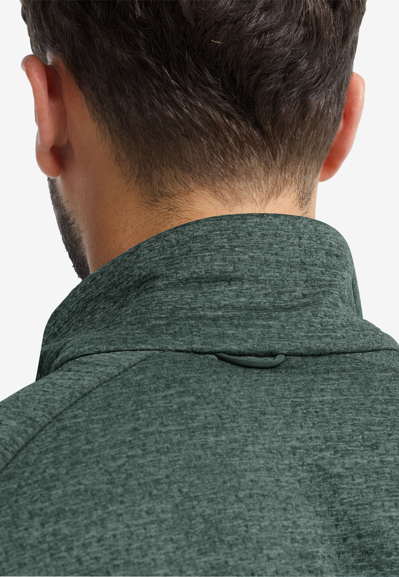 Jack Wolfskin Anytime FZ Fleece Mens in Sago Palm -5