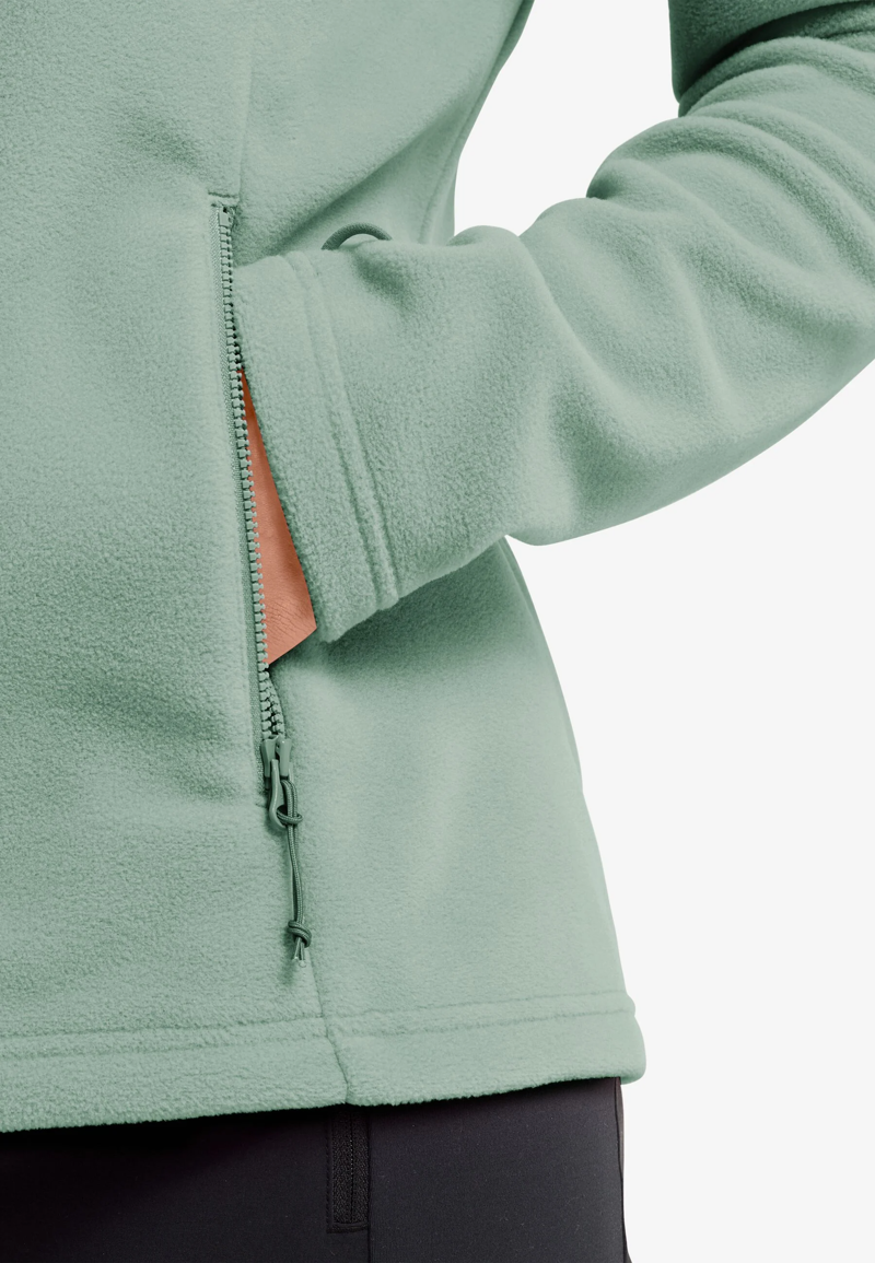 Jack Wolfskin Taunus 100 FZ Fleece Womens in Green Zinnia-4