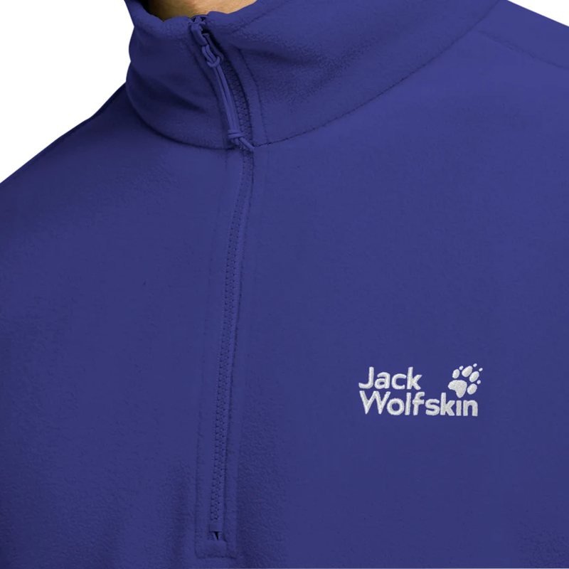 Jack Wolfskin Taunus 100 HZ Mens Fleece in Glow Ink -3