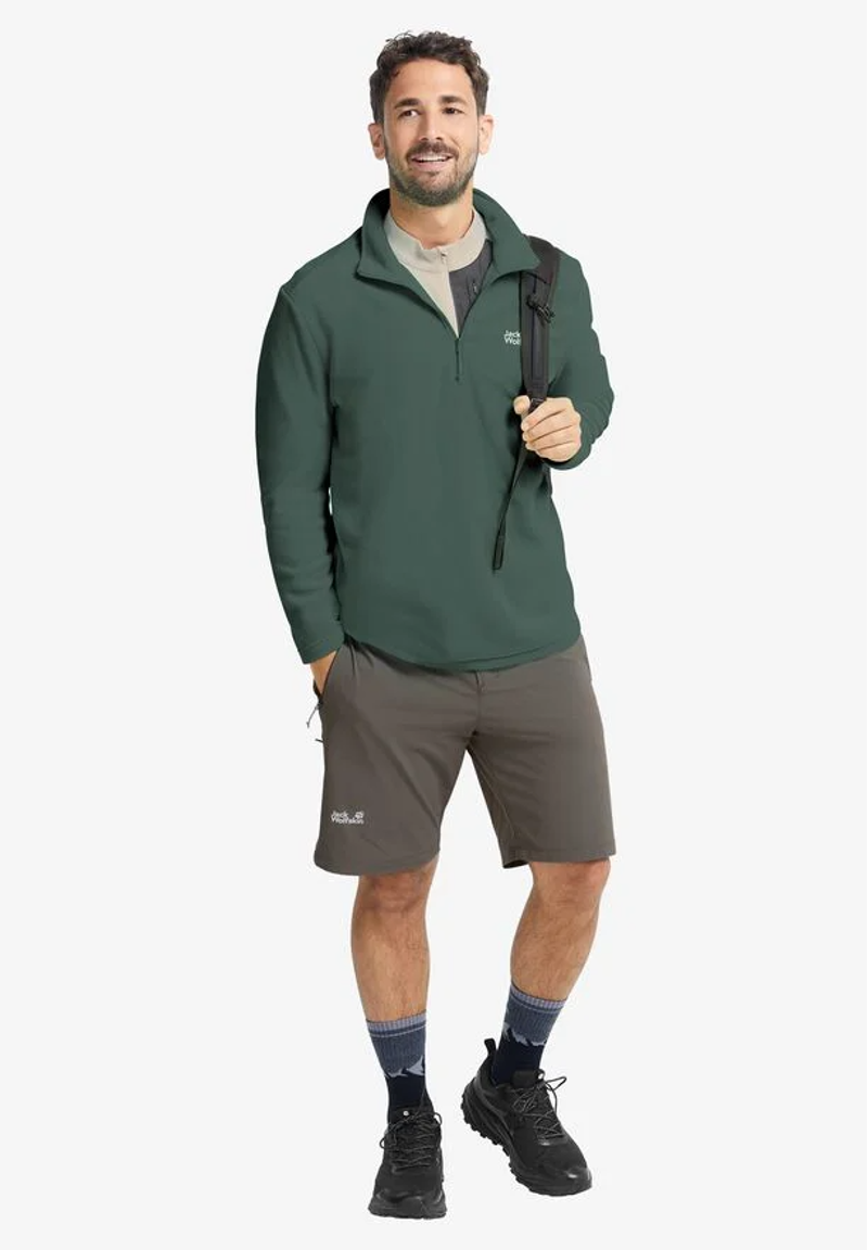 Jack Wolfskin Taunus 100 HZ Fleece Mens in Sago Palm-2