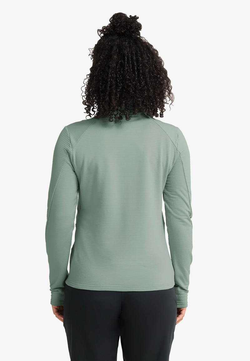 Jack Wolfskin Litestide FZ Fleece Womens in Green Zinnia-1