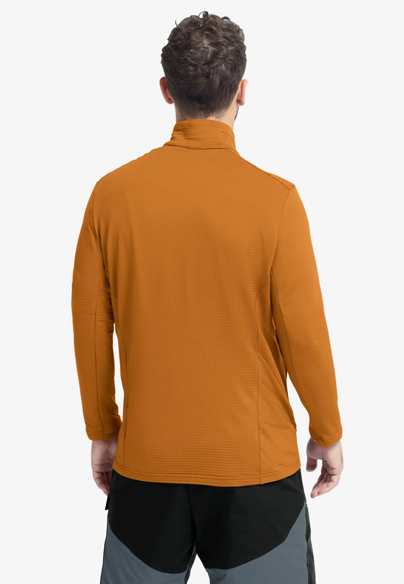 Jack Wolfskin Litestride FZ Fleece Mens in Autumn Leaves-1