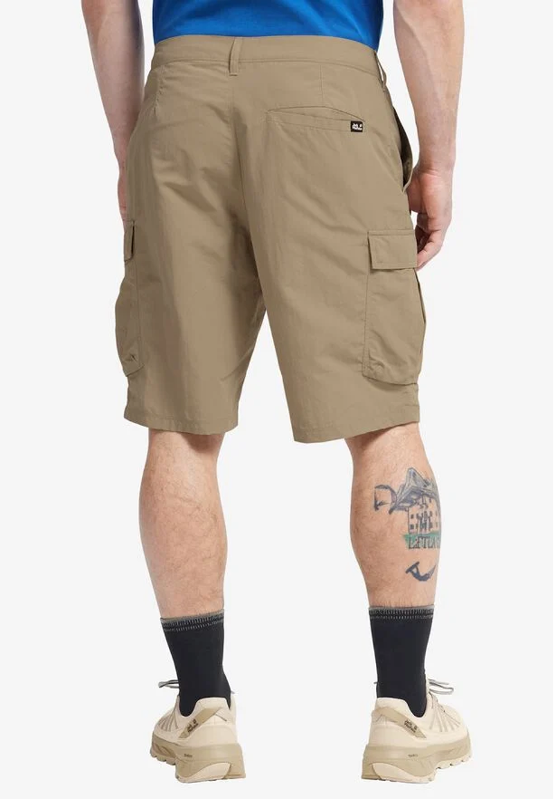 Jack Wolfskin Duneland Cargo Shorts Mens in Hazel Wood-1