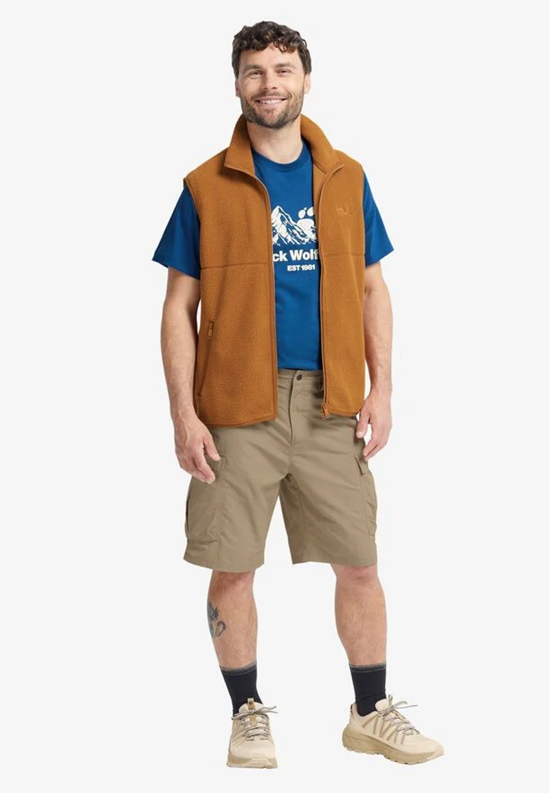 Jack Wolfskin Duneland Cargo Shorts Mens in Hazel Wood-2