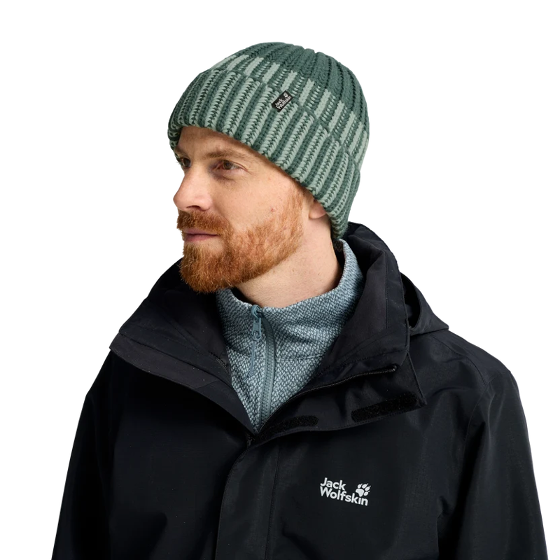 Jack Wolfskin Kaldra Beanie in Sago Palm-3