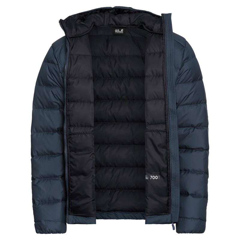 Jack Wolfskin Wild Pass Down Hoody Mens in Midnight Sky-7