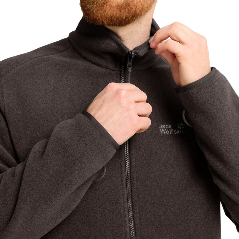 Jack Wolfskin Taunus 300 Fleece Mens in Peat -3