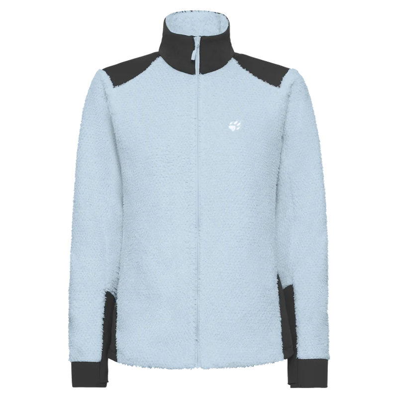 Jack Wolfskin Airfluff FZ Fleece Womens in Crystal Blue-5
