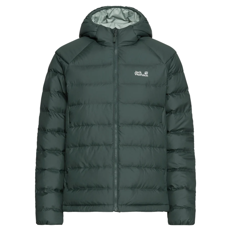 Jack Wolfskin Wild Pass Down Jacket Womens in Sago Palm -5