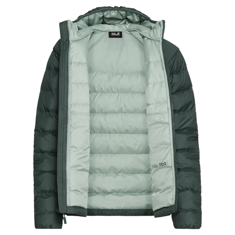 Jack Wolfskin Wild Pass Down Jacket Womens in Sago Palm -6